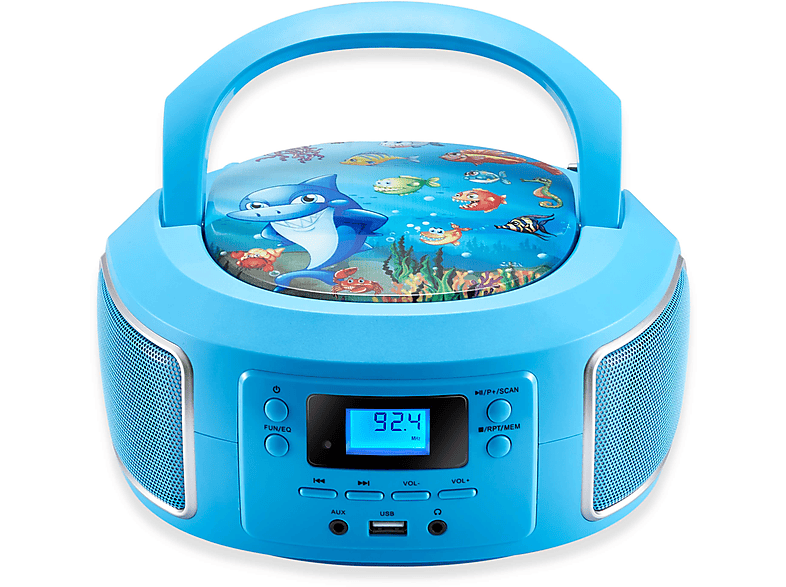 CD-Player CL-930 CYBERLUX Blau Portabler