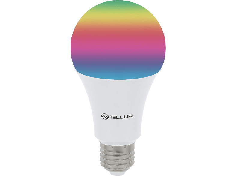 TELLUR WiFi E27, 10W, dimmbar Smarte Glühbirne Weiß, Warm, RGB