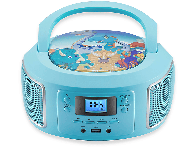 CYBERLUX CL940 Tragbarer CD Player Glem grün MediaMarkt