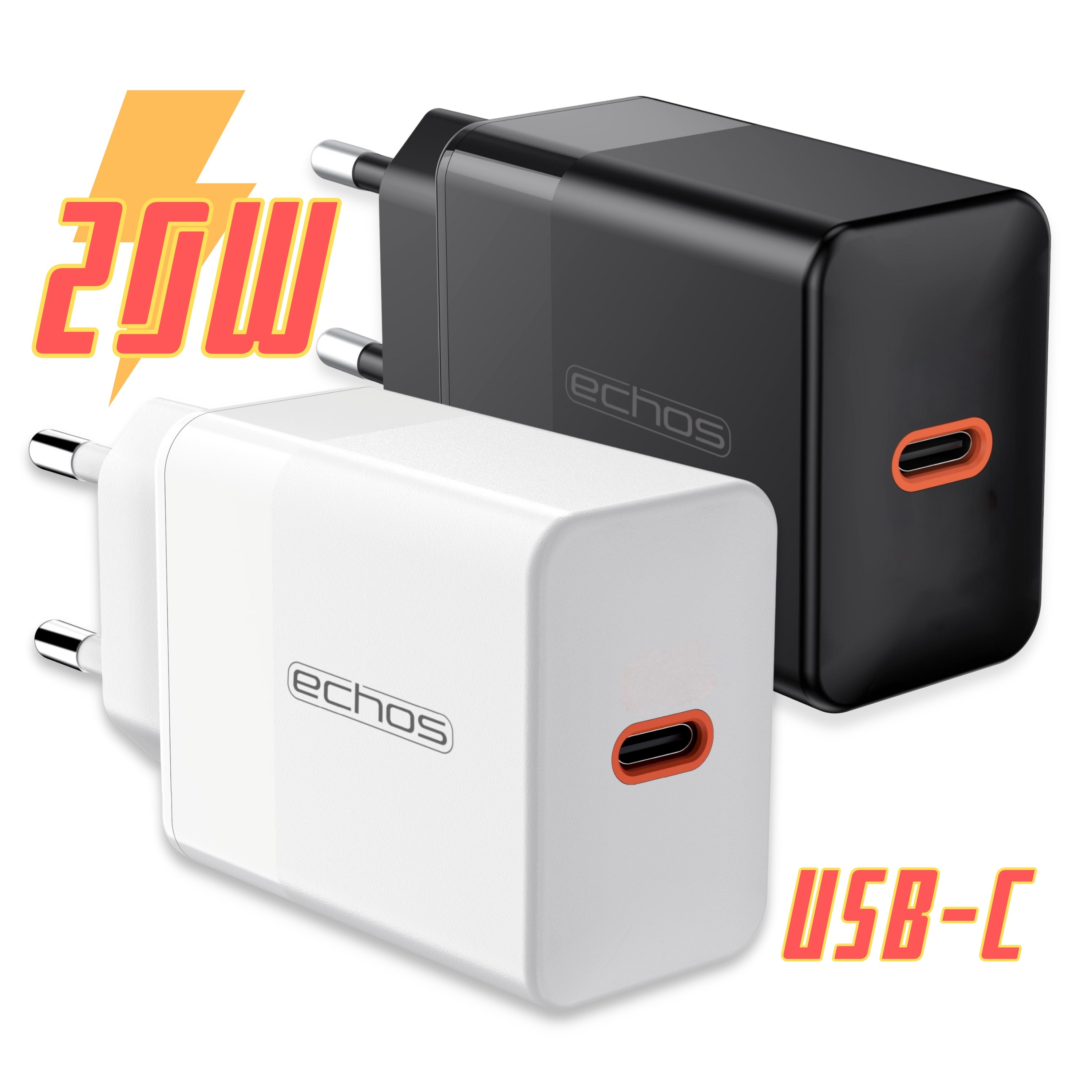 Eco-4040, Weiß Schnellladegerät, ECHOS