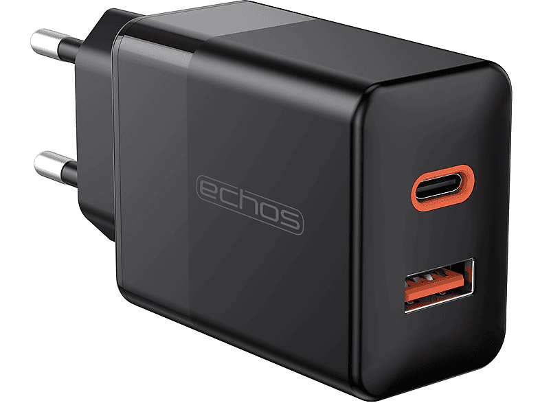 ECHOS Eco-4043, Schnellladegerät, Schwarz