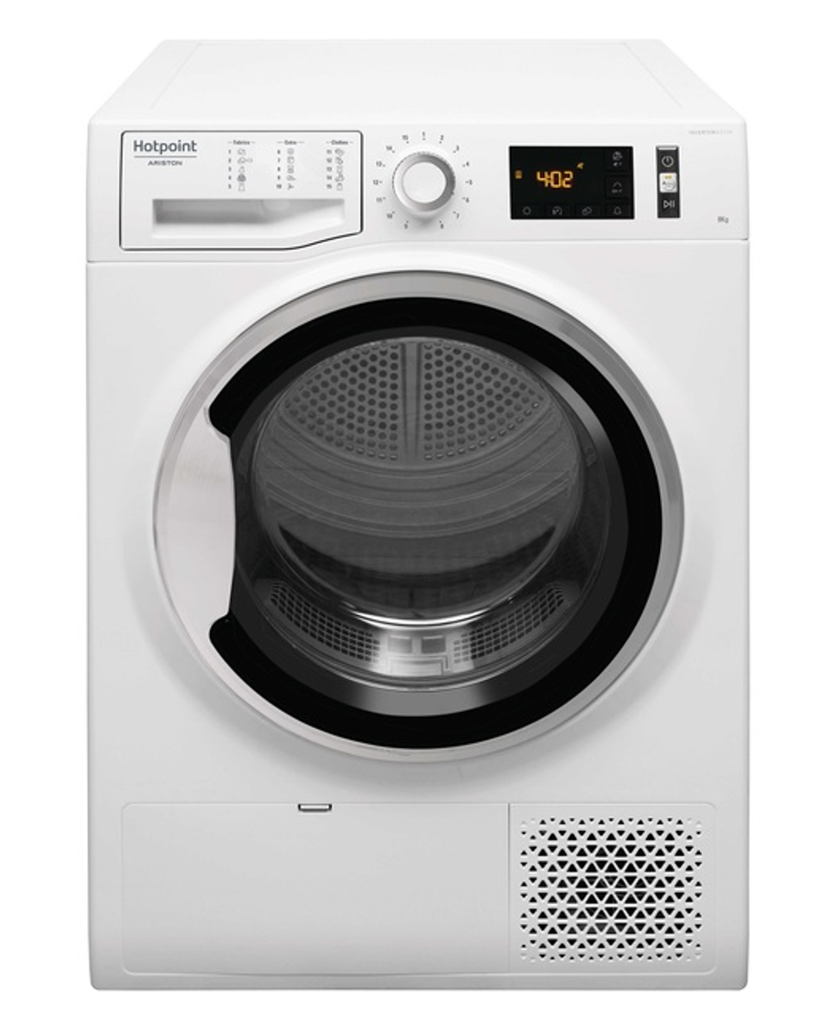 Secadora - NTM1182SKEU HOTPOINT, Bomba de calor, Independiente, 9 kg, 14 programas, Blanco