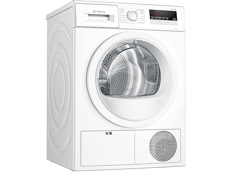 Secadora eficiente Bosch WTR85V91ES con bomba de calor A++ - espai rené