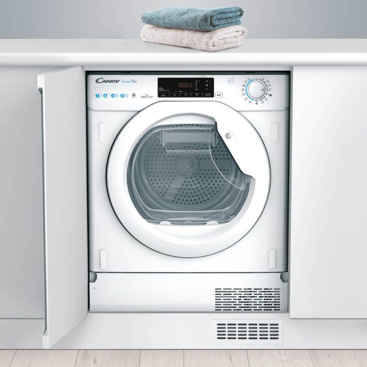 Wäschetrockner CANDY BCTD H7A1TE-S Elettrico, 7 kg, profondità 46,50 cm, Bianco, Classe A