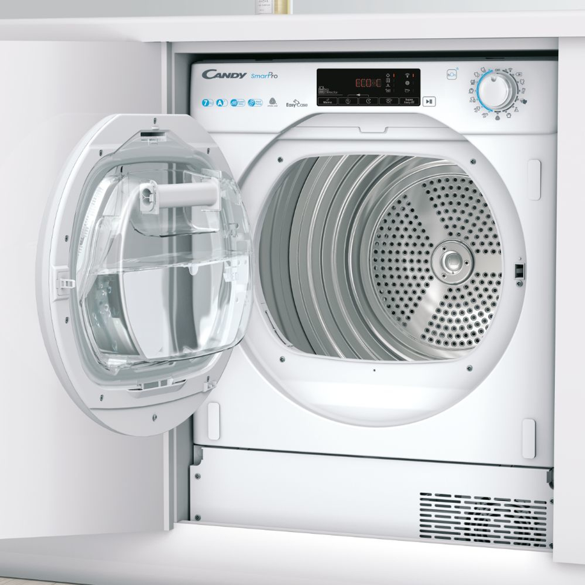 Wäschetrockner CANDY BCTD H7A1TE-S Elettrico, 7 kg, profondità 46,50 cm, Bianco, Classe A