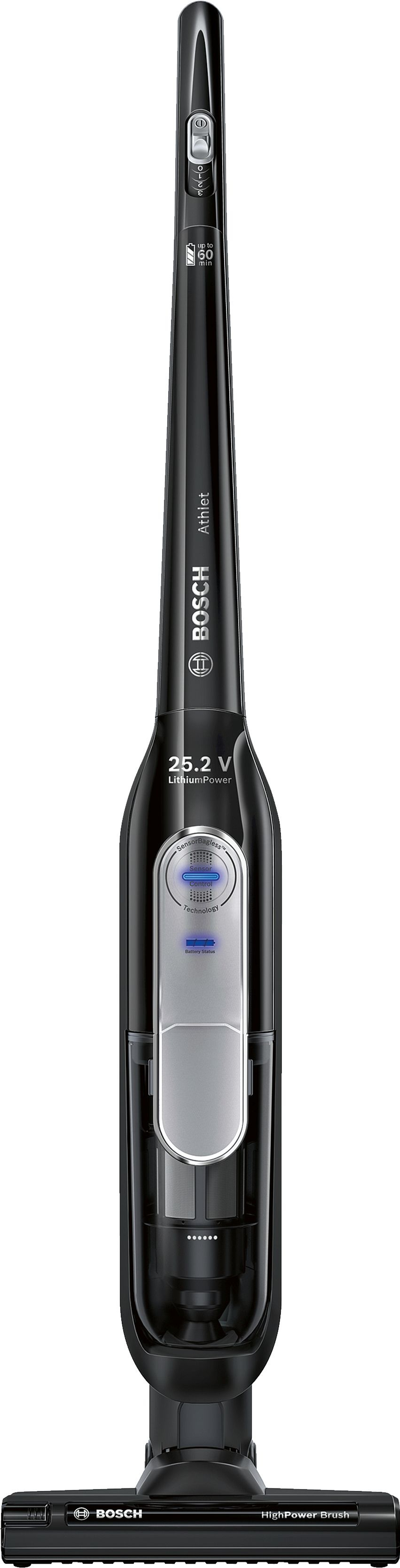 Aspirador escoba - BCH625LTD ATHLET BOSCH, 2,400 W, Sin bolsa, 60 min, Negro