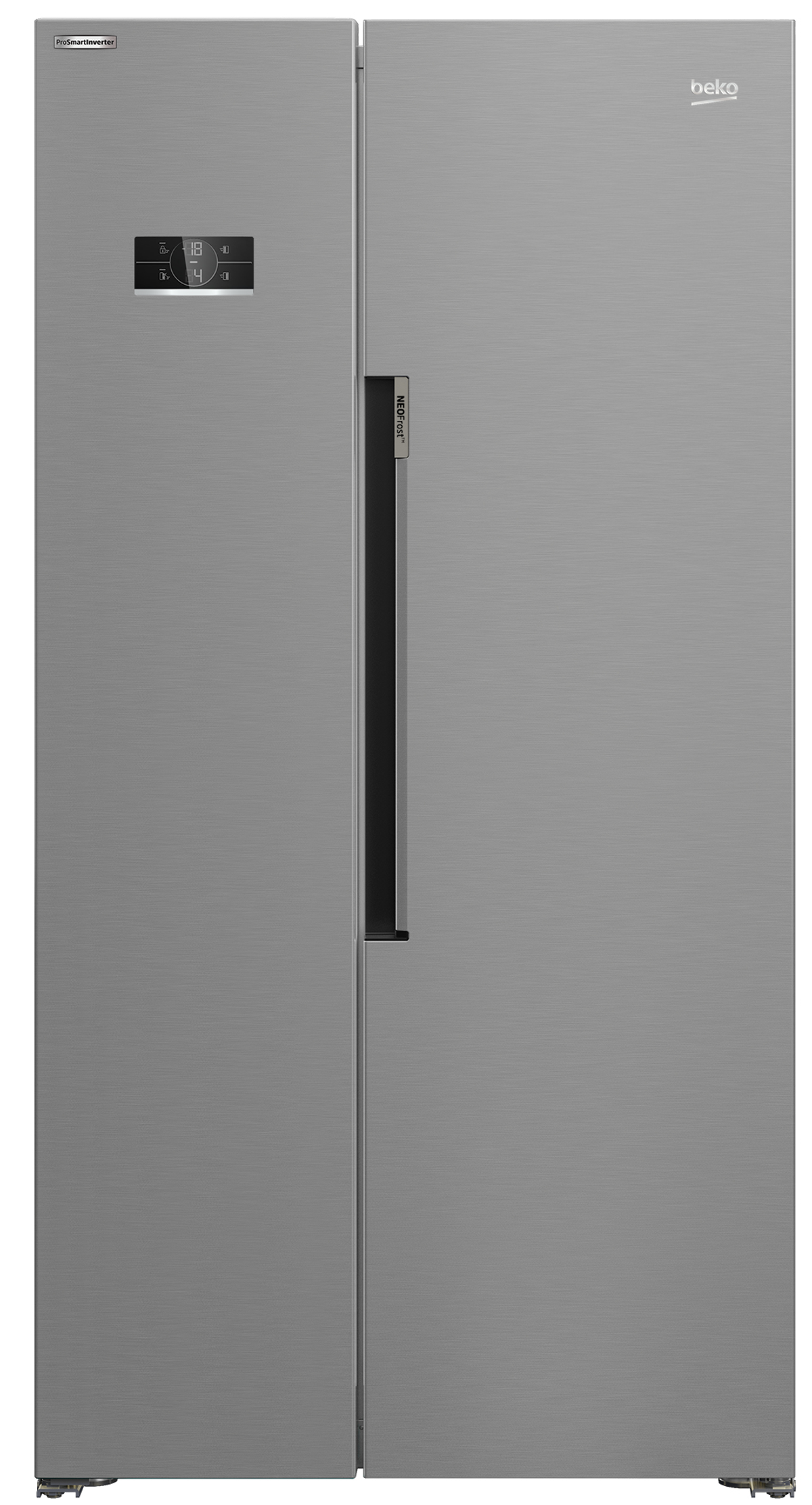 Frigorífico americano - GN1603140XBN BEKO, No Frost, Inox