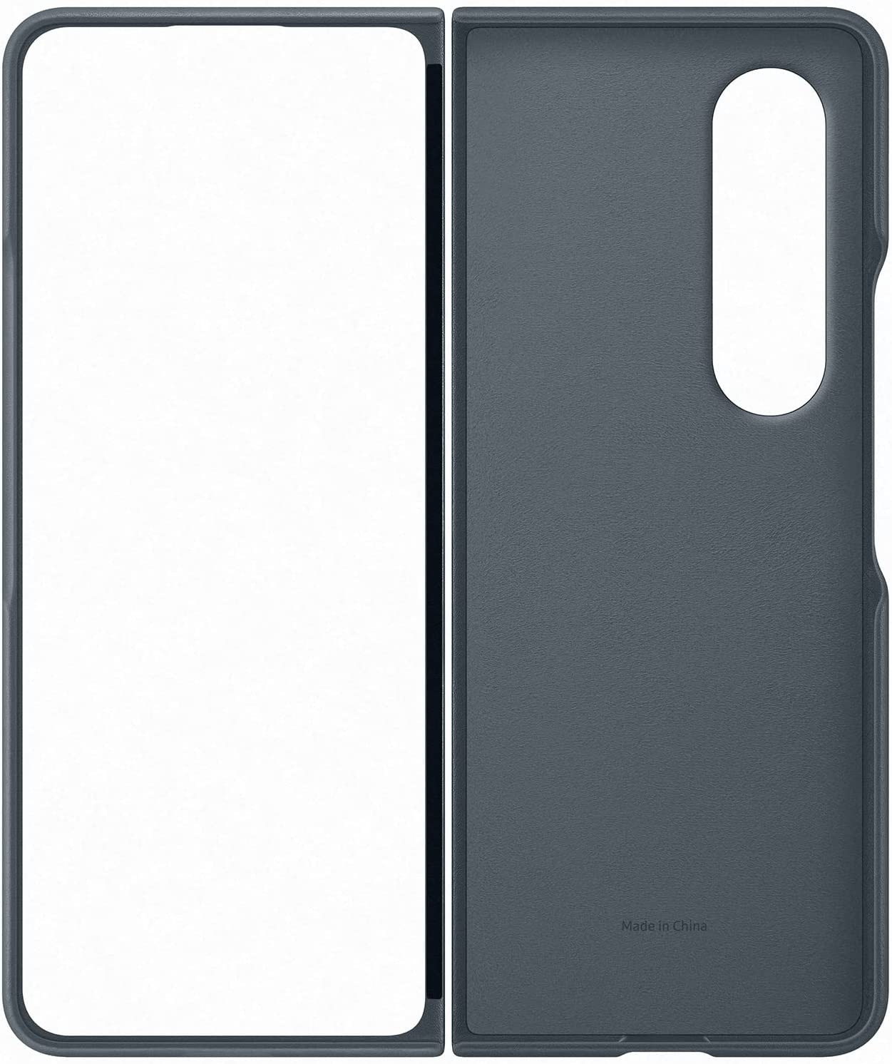 Grün SAMSUNG - Hülle Fold4, Z - Lederabdeckung 4 Samsung, Galaxy Z Bookcover, Grün, Galaxy Fold
