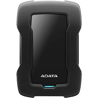 Disco duro externo 1 TB - ADATA HD330, 2,5 ", HDD, Negro