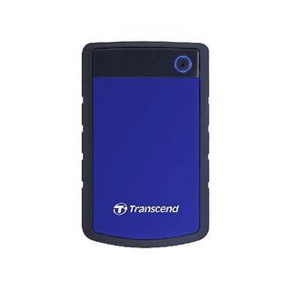 Disco duro externo 4 TB - TRANSCEND TS4TSJ25H3B, 2,5 ", HDD, Azul