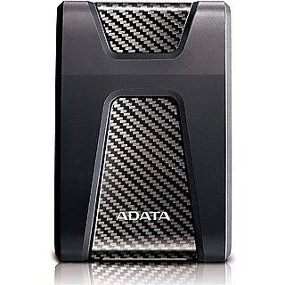 Disco duro externo 2 TB - ADATA AHD650-2TU31-CBK, 2,5 ", HDD, Negro