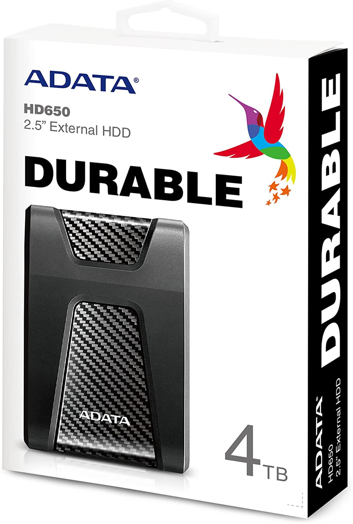 ADATA externe Festplattenbox. Es hat ein langlebiges Design und 4 TB Kapazität.