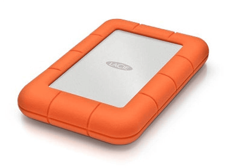 SEAGATE TECHNOLOGY STJJ5000400 RUGGED MINI 5TB USB 3.0, 5 TB SSD, 2,5 Zoll, extern, Silber/Orange
