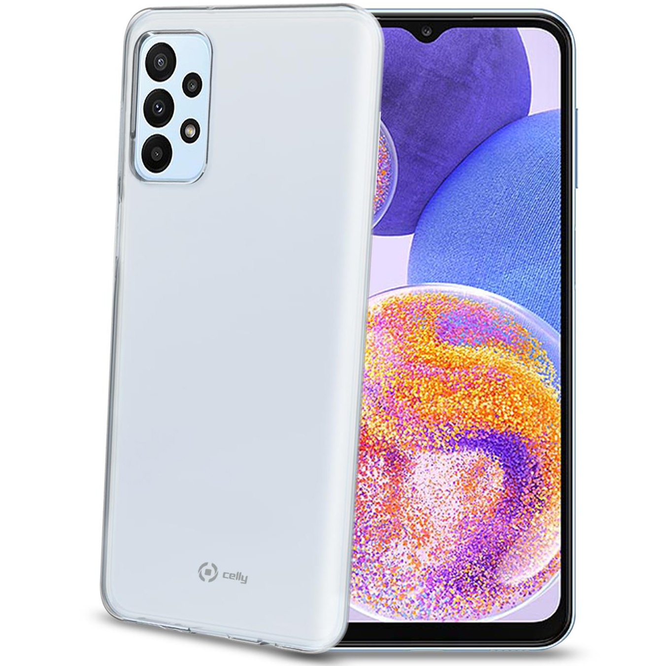 CELLY Gelskin TPU Cover Galaxy A23 Transparent, Backcover, Samsung, Galaxy A23, transparent