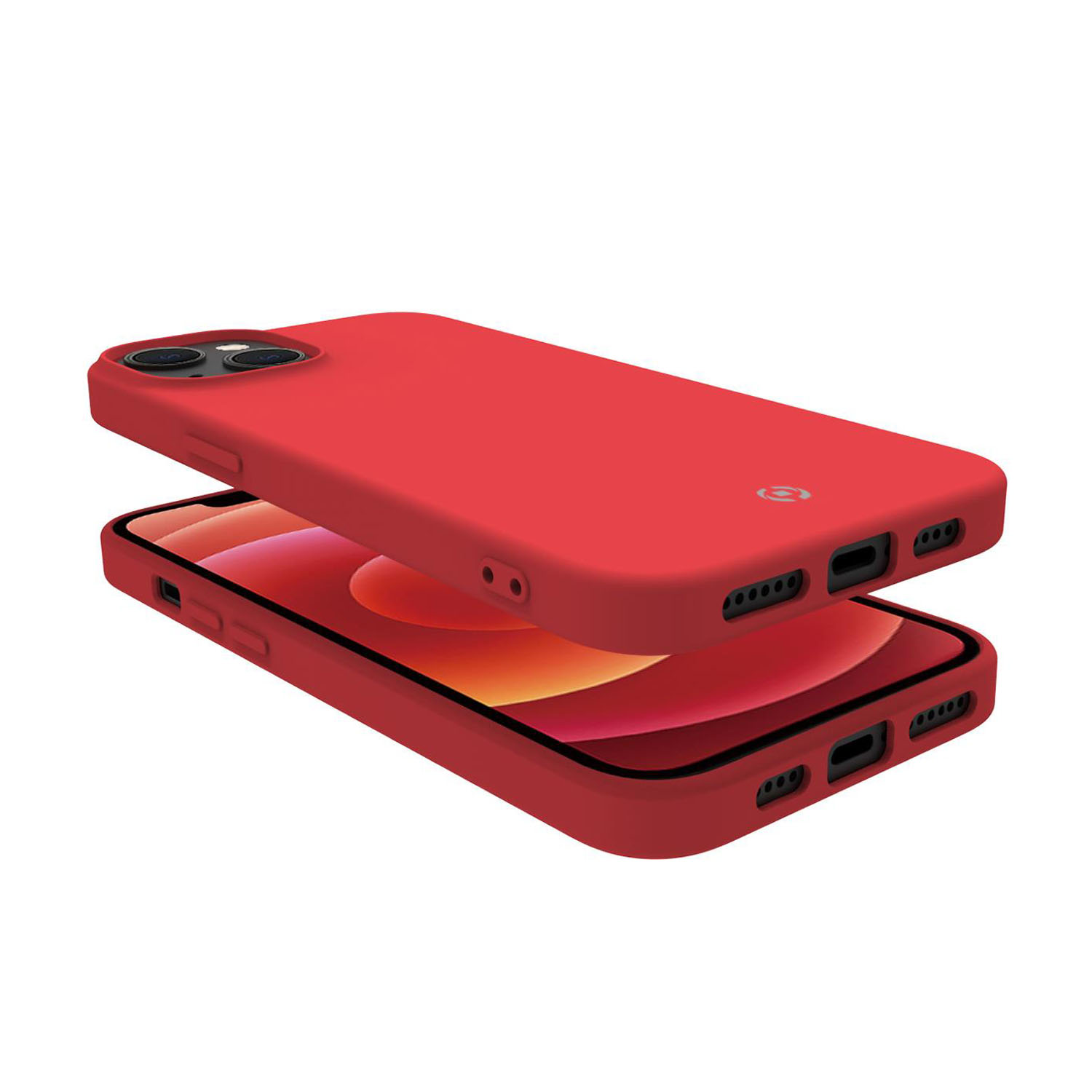 CELLY Cromo Custodia per cellulare per Apple iPhone 14, Rosso