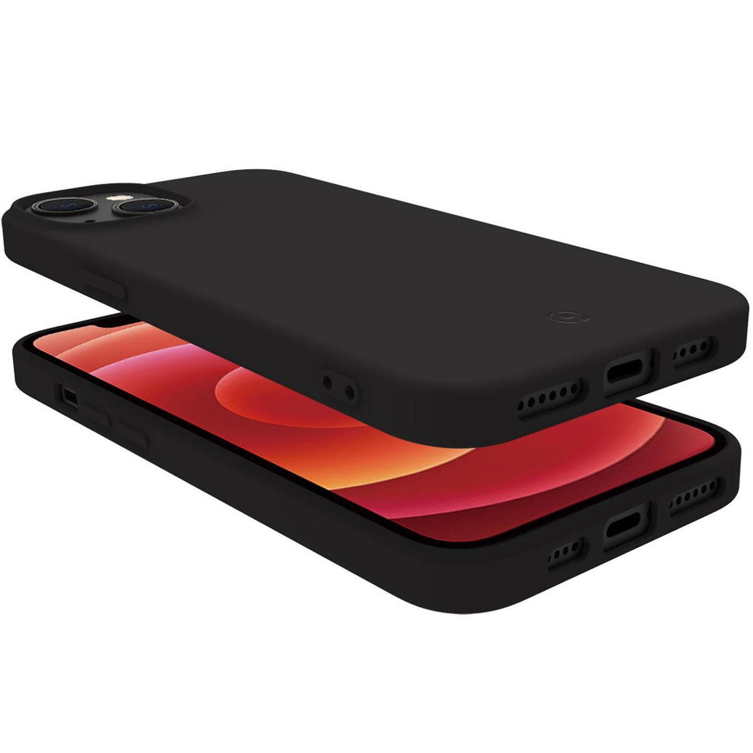 CELLY Planet Soft TPU-Cover Backcover, 14 Schwarz, 14, Schwarz iPhone Apple, GRS iPhone