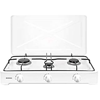 Cocinas Portátiles - INFINITON ELECTRONICS GGP3B, 3 zonas, 60 cm, Blanco
