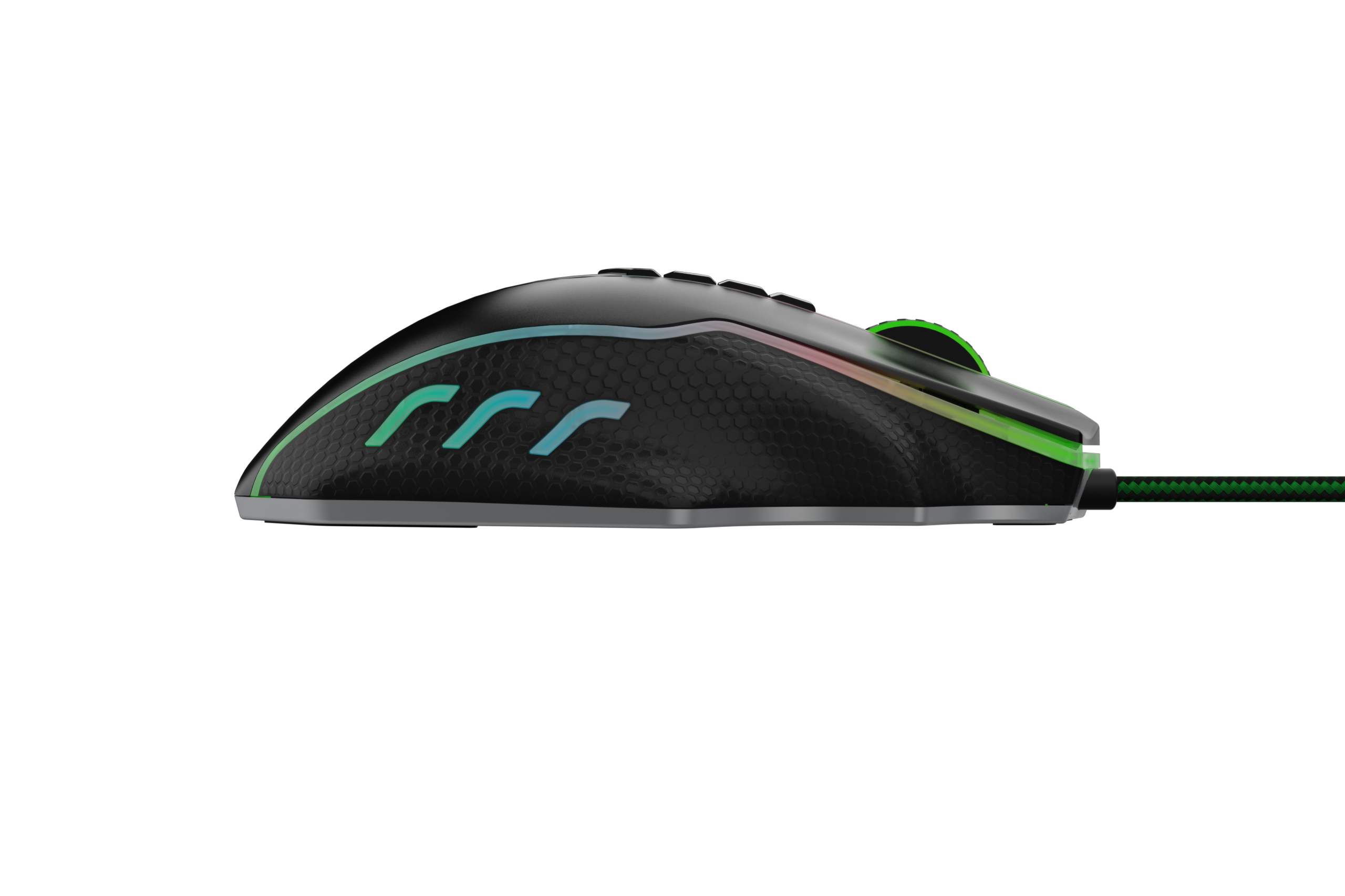 Black V5 PUSAT Gaming Mouse,