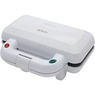 Sandwichera - SOGO SMA-SS-7205, 850 W, Blanco