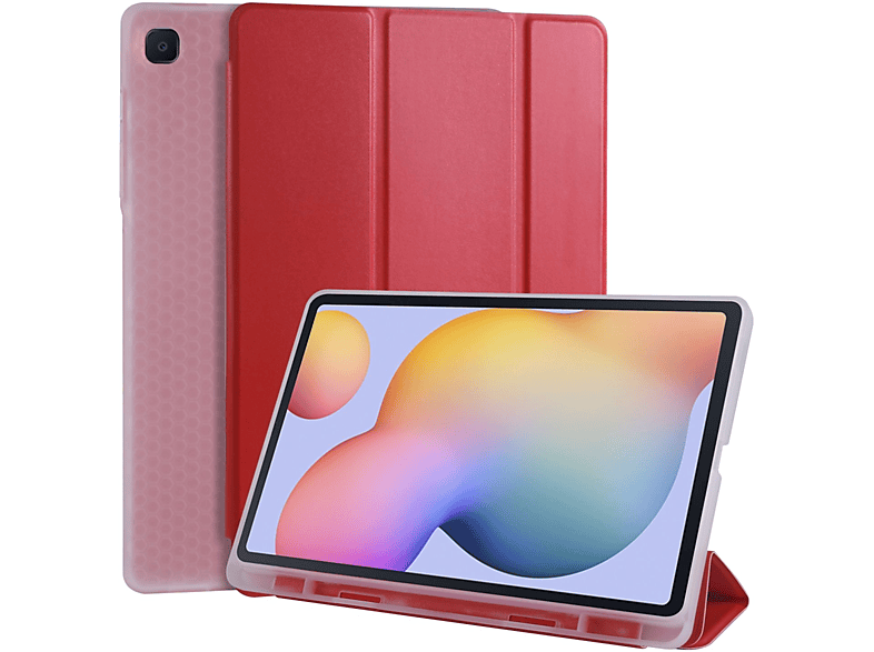 KÖNIG DESIGN Samsung für Tablet-Hülle Bookcover Tablet-Hülle Rosa Kunstleder