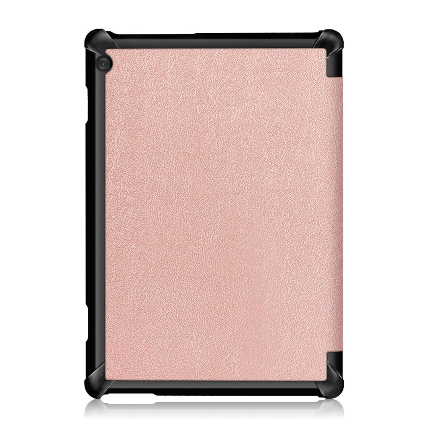 Kunstleder, Bookcover für Lenovo DESIGN Tablet-Hülle KÖNIG Rosa Tablet-Hülle