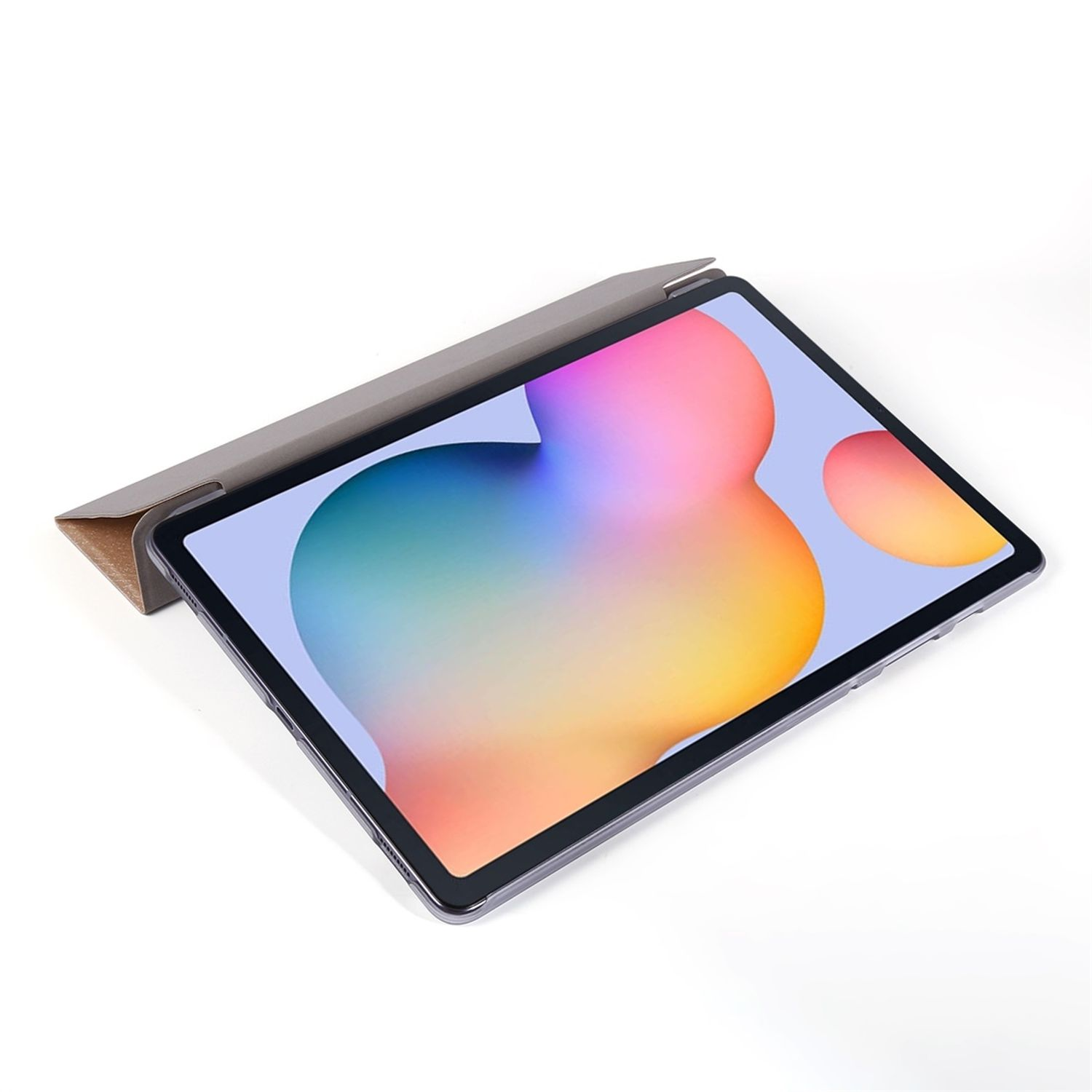 KÖNIG DESIGN für Tablet-Hülle Kunstleder, Blau Samsung Bookcover Tablet-Hülle