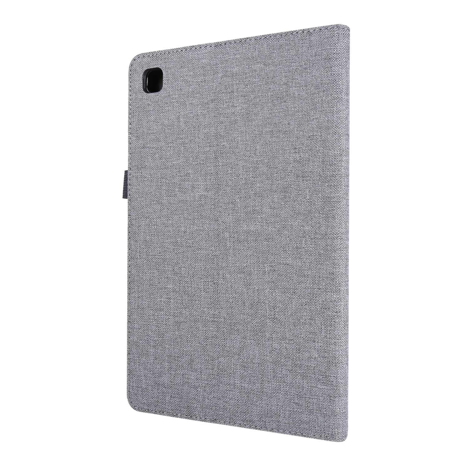 Grau DESIGN KÖNIG für Samsung Hülle Tablet Kunstleder, Schutzcover Bookcover