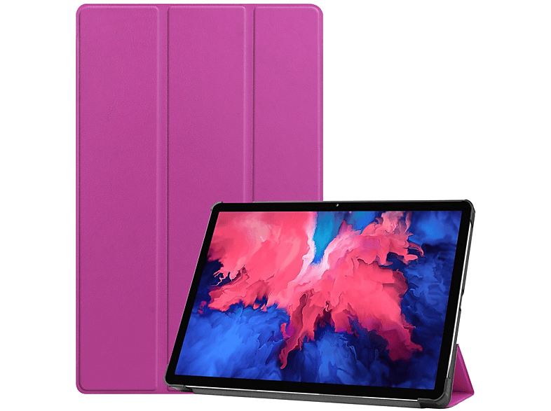 Tablet-Hülle DESIGN Violett für Lenovo Tablet-Hülle Kunstleder, Bookcover KÖNIG
