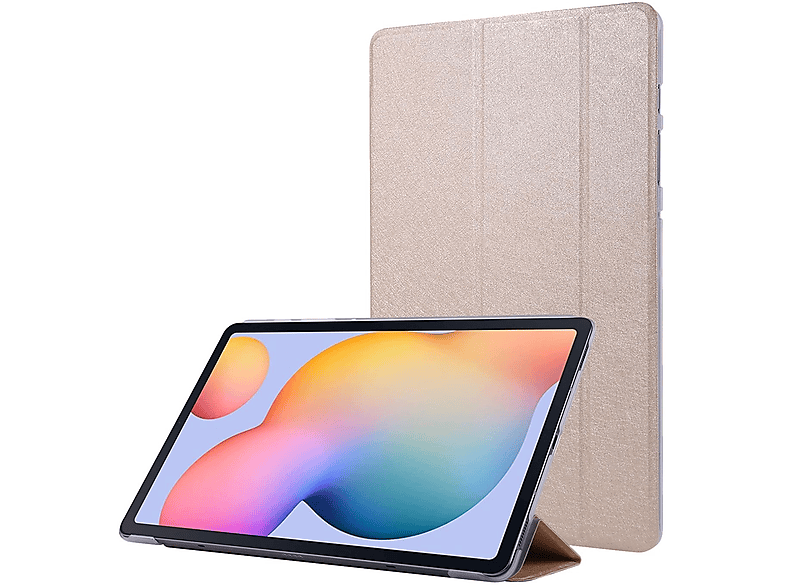 KÖNIG DESIGN Tablet-Hülle Tablet-Hülle Bookcover für Samsung Kunstleder, Gold