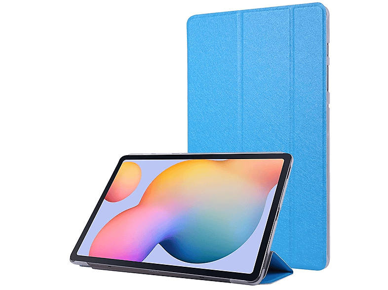 KÖNIG DESIGN Tablet-Hülle Tablet-Hülle Bookcover für Samsung Kunstleder, Blau