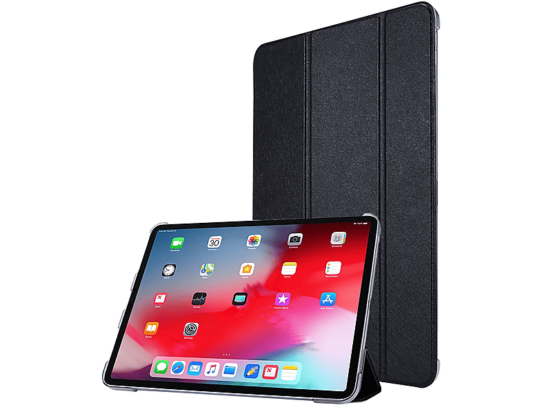 KÖNIG DESIGN Tablet-Hülle Apple Schwarz Tablet-Hülle für Bookcover Kunstleder
