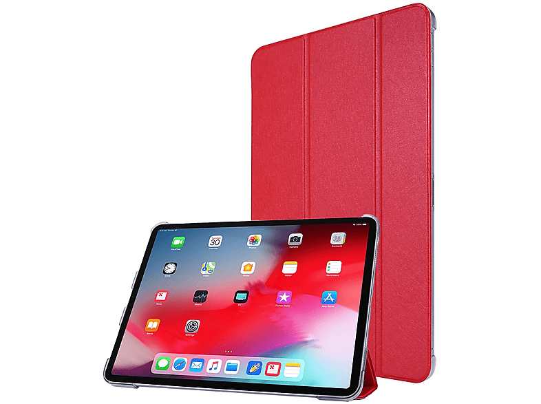 KÖNIG DESIGN Tablet-Hülle Tablet-Hülle Bookcover für Apple Kunstleder, Rot