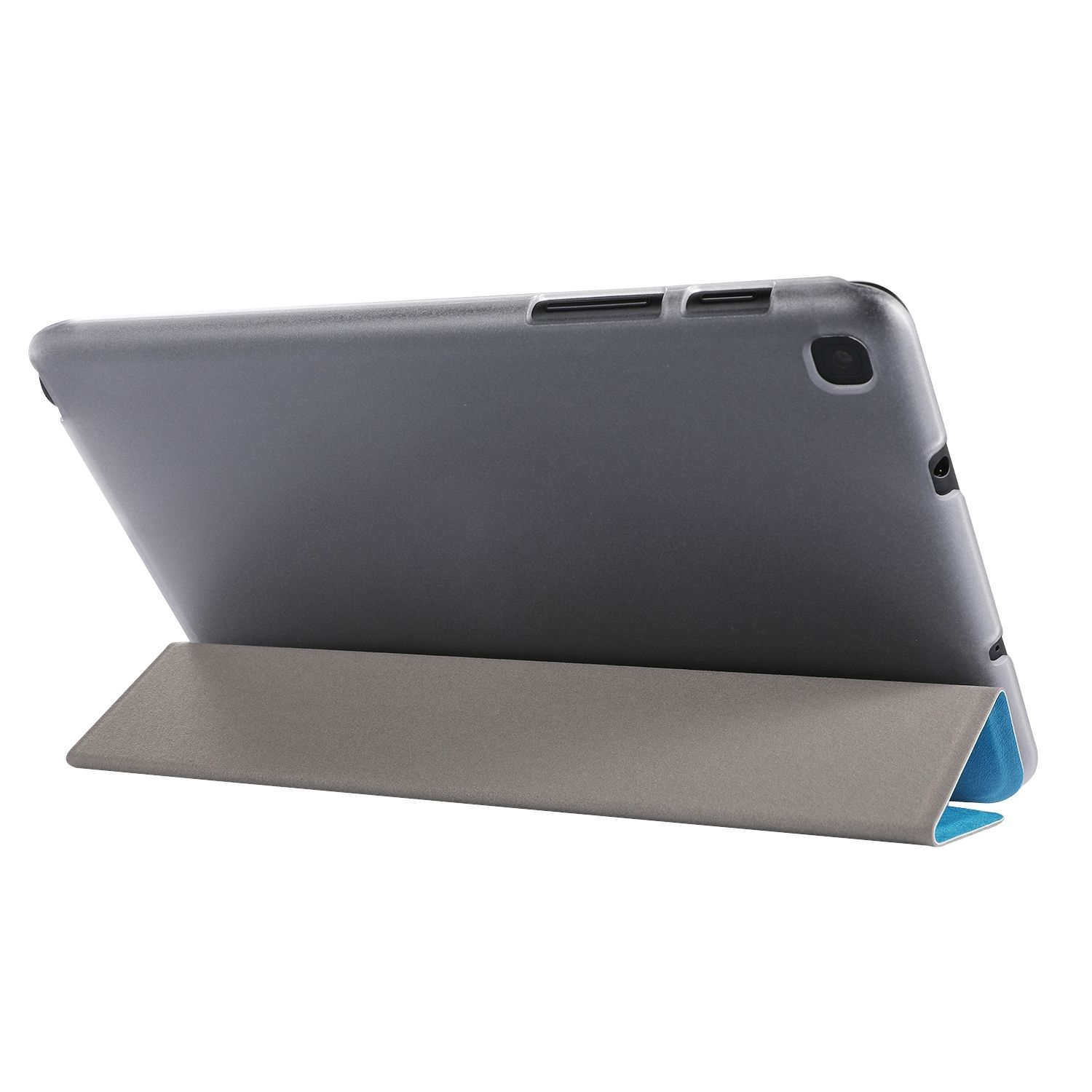 Tablet-Hülle Blau Bookcover Kunstleder, DESIGN KÖNIG Tablet-Hülle für Samsung