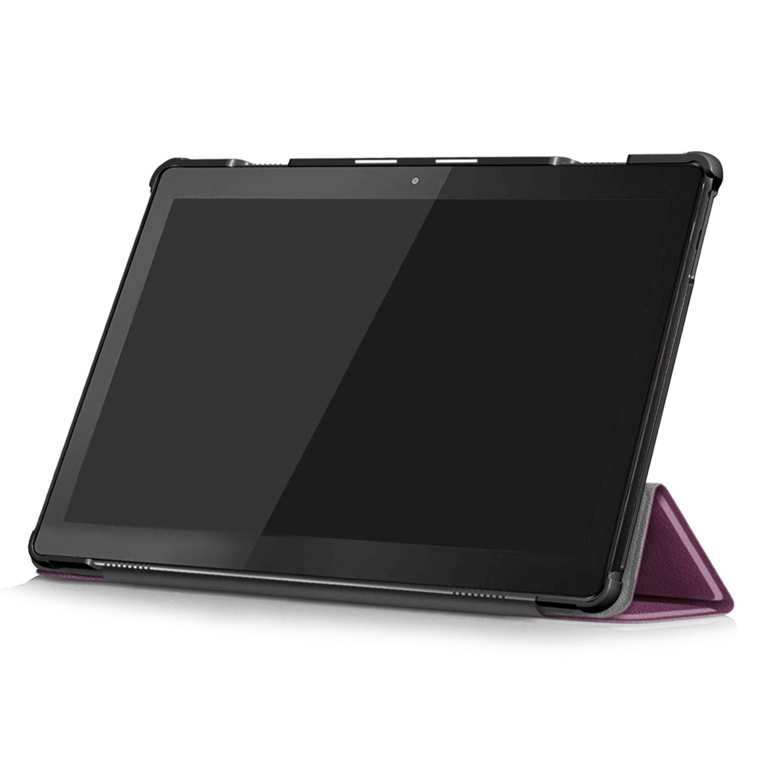 KÖNIG DESIGN Violett Tablet-Hülle Kunstleder, Tablet-Hülle Bookcover für Lenovo