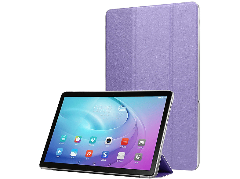 KÖNIG DESIGN Tablet Hülle Schutzcover Bookcover für Samsung Kunstleder, Violett | Tablet Bookcover