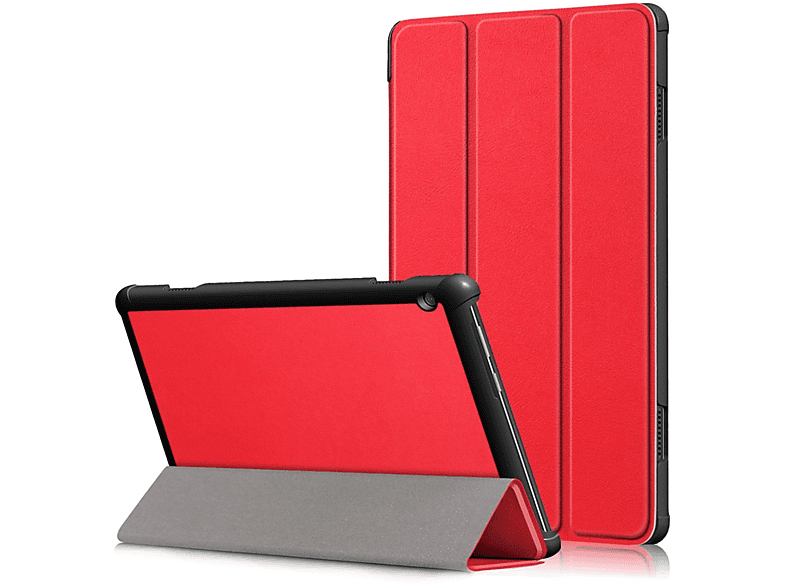 KÖNIG DESIGN Tablet-Hülle Tablet-Hülle Bookcover für Lenovo Kunstleder, Rot