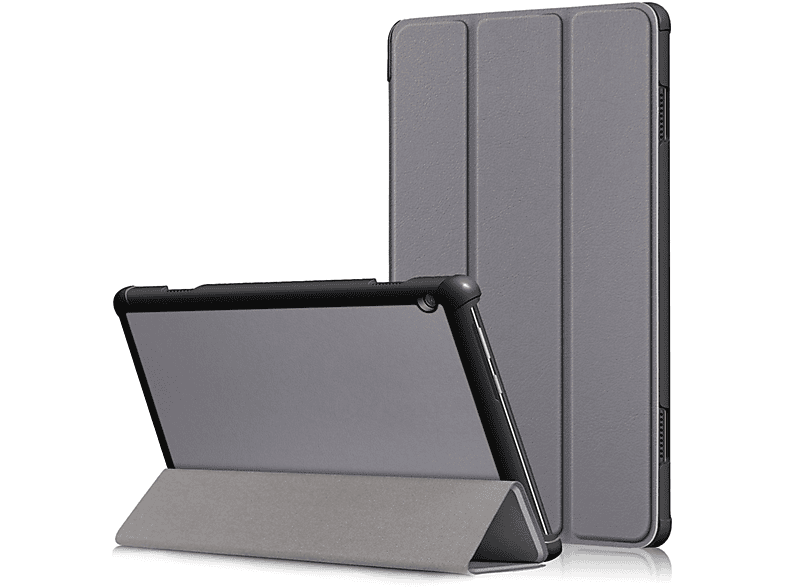KÖNIG DESIGN Tablet-Hülle für Bookcover Lenovo Kunstleder, Tablet-Hülle Grau