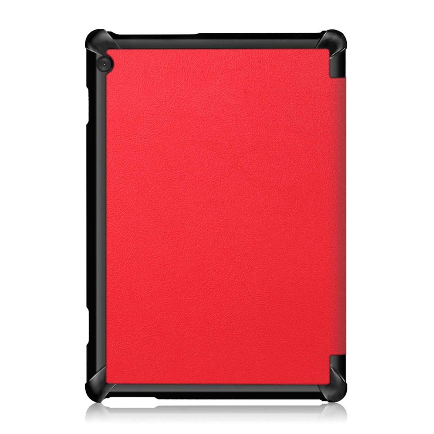 Kunstleder, Lenovo für KÖNIG DESIGN Bookcover Rot Tablet-Hülle Tablet-Hülle