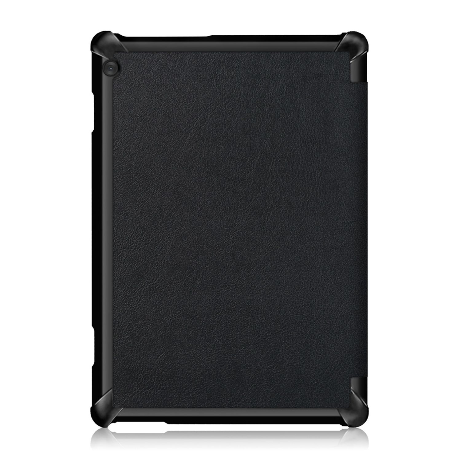 DESIGN Tablet-Hülle Bookcover für Schwarz Lenovo KÖNIG Tablet-Hülle Kunstleder,