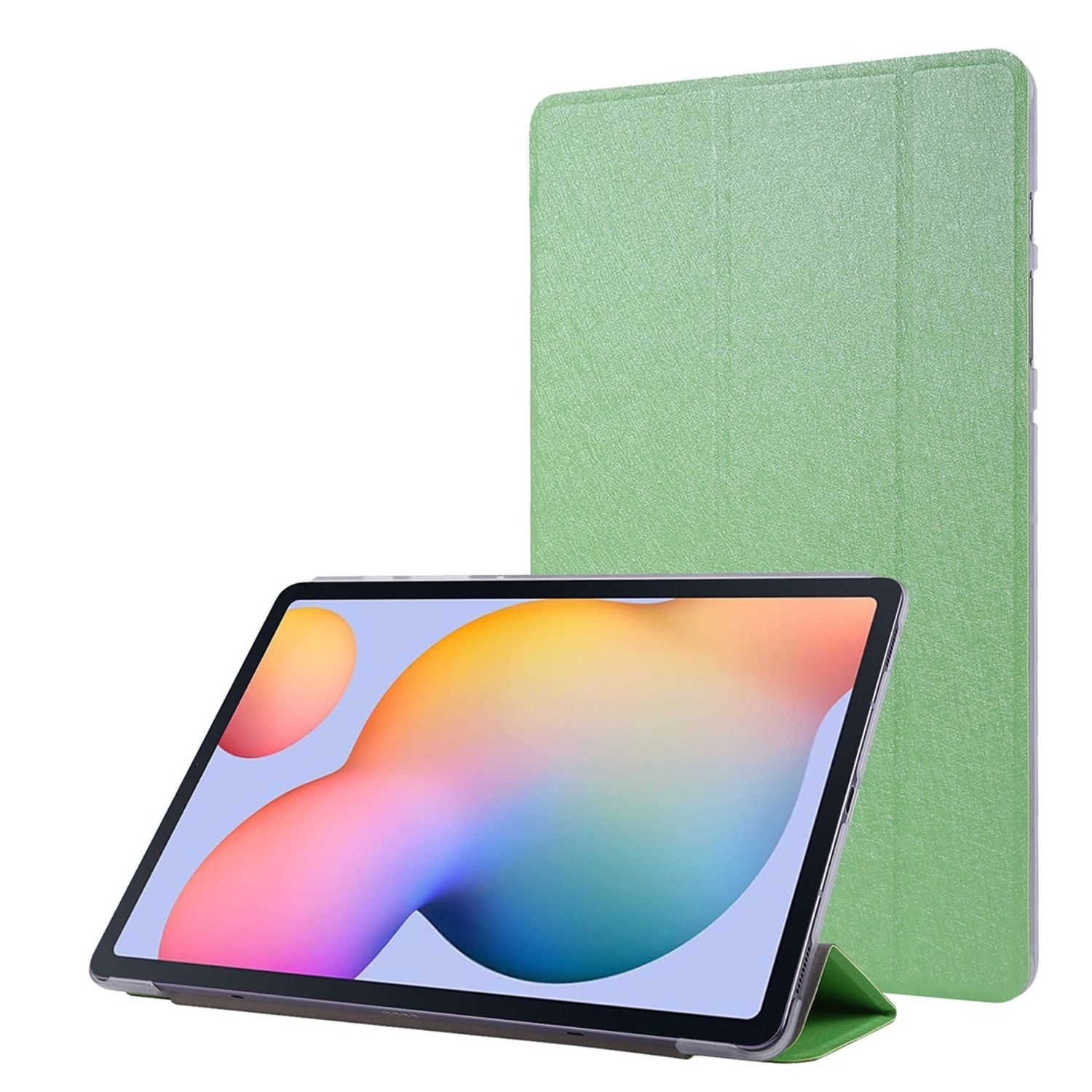 KÖNIG DESIGN Tablet-Hülle Grün Bookcover Kunstleder, Samsung Tablet-Hülle für