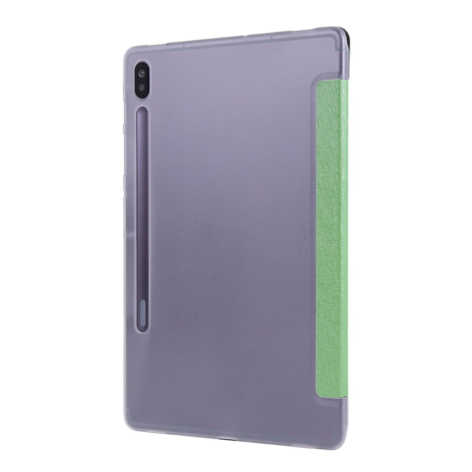 Bookcover Samsung für Tablet-Hülle Grün Kunstleder, DESIGN Tablet-Hülle KÖNIG