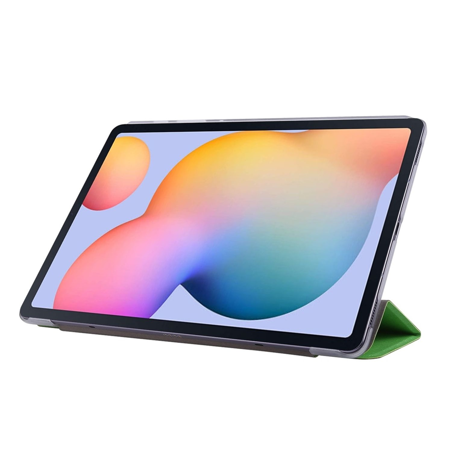 Bookcover Samsung KÖNIG DESIGN Kunstleder, Tablet-Hülle Grün Tablet-Hülle für