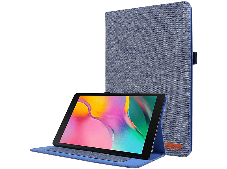 KÖNIG Hülle DESIGN für Samsung Blau Kunstleder, Tablet Schutzcover Bookcover