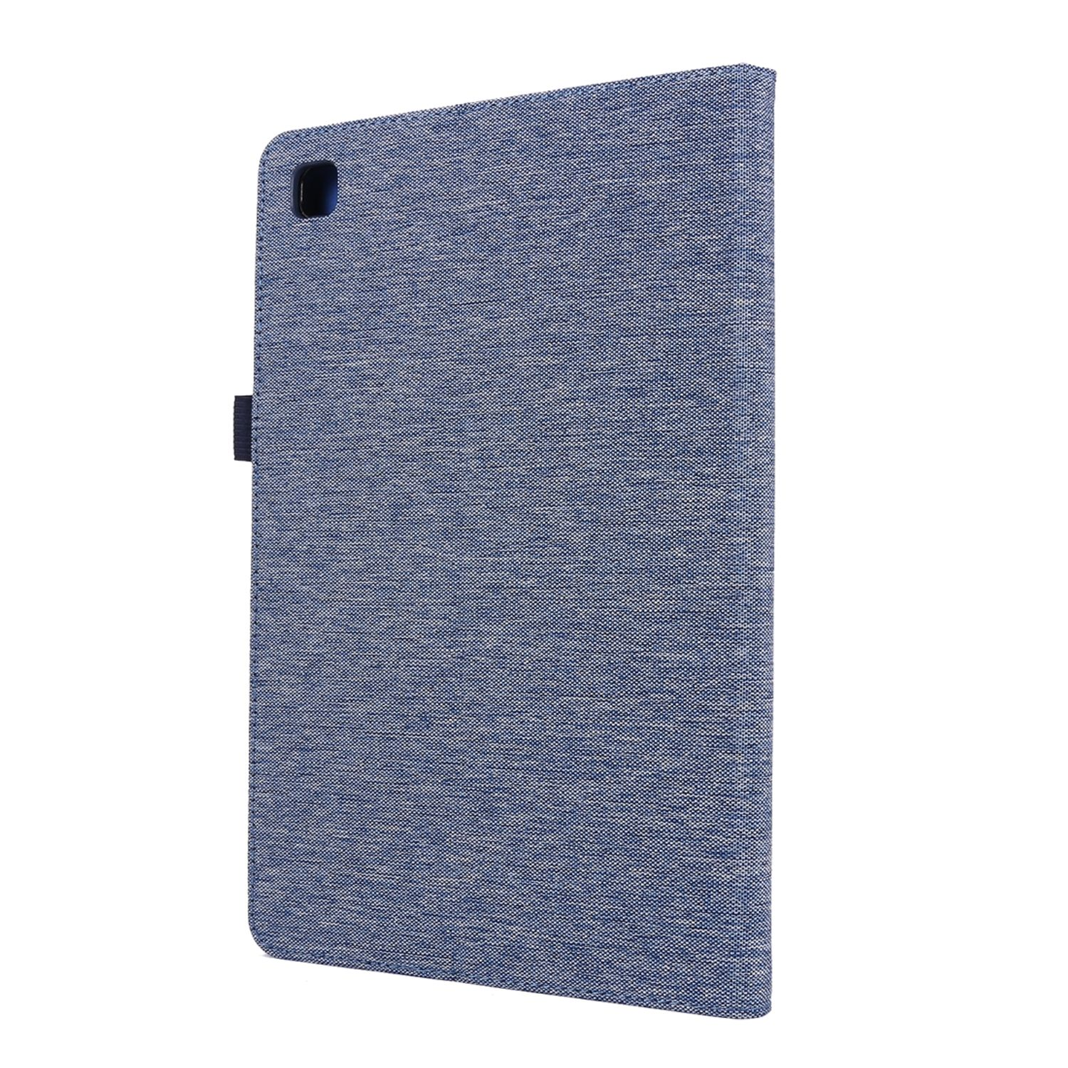 Tablet Blau Samsung Schutzcover Kunstleder, Hülle Bookcover DESIGN KÖNIG für