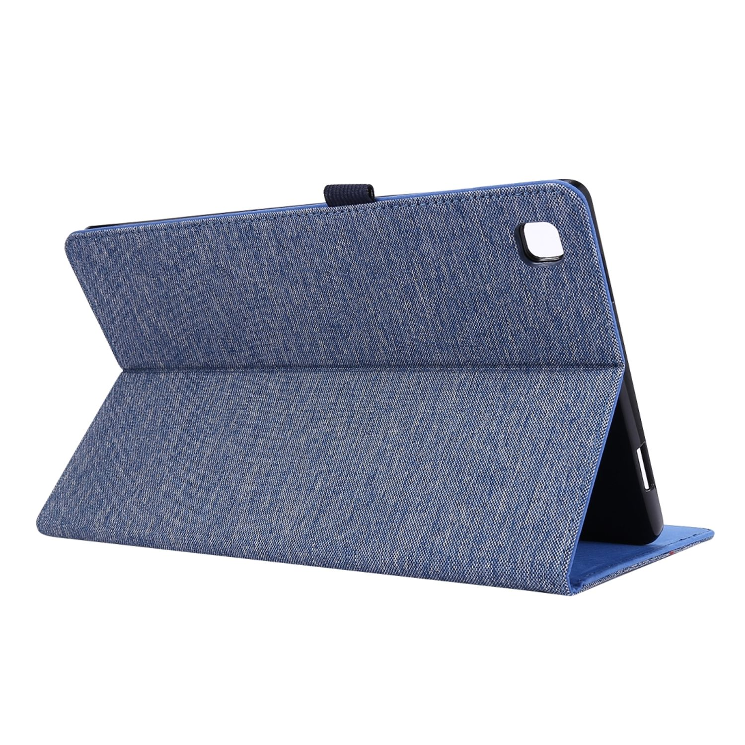 KÖNIG DESIGN Tablet Hülle für Samsung Schutzcover Kunstleder, Blau Bookcover