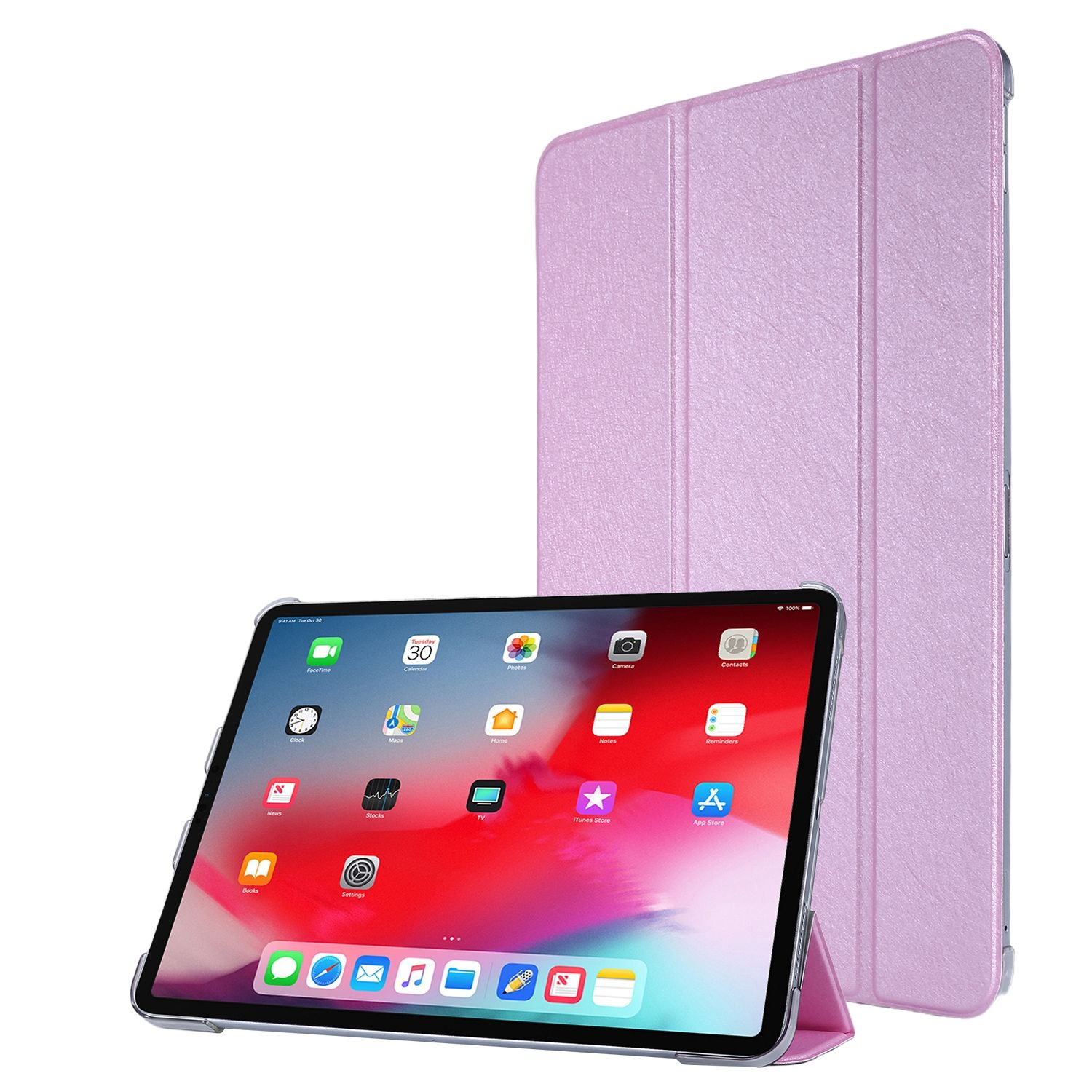 DESIGN Bookcover KÖNIG Tablet-Hülle Kunstleder, Rosa Tablet-Hülle für Apple