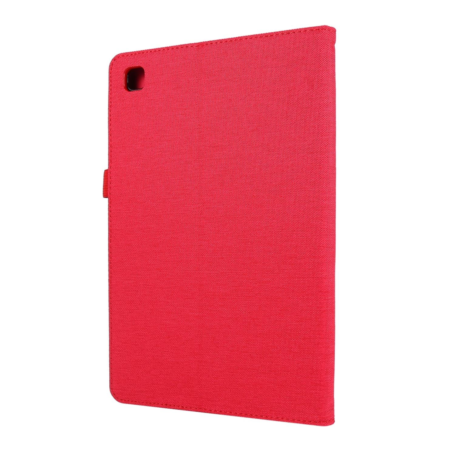 für Kunstleder, Samsung Bookcover Tablet KÖNIG Schutzcover DESIGN Hülle Rot