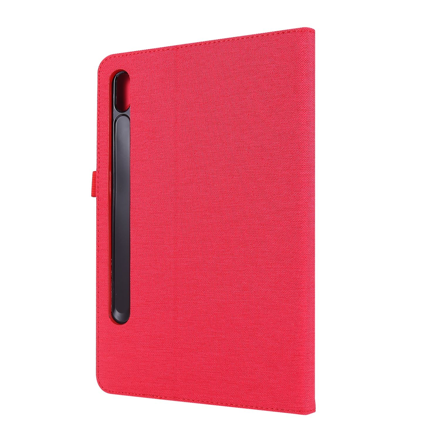 für Bookcover KÖNIG Kunstleder, Rot Schutzcover Hülle Tablet Samsung DESIGN