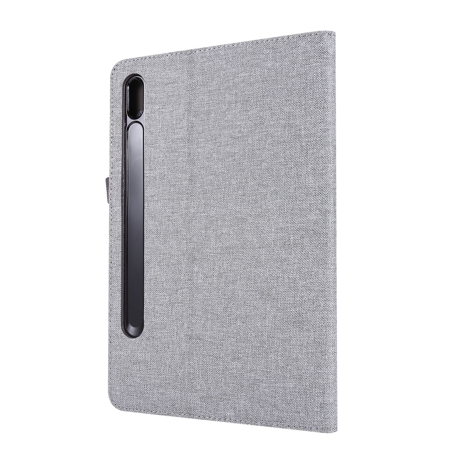 KÖNIG DESIGN Schutzcover für Kunstleder, Tablet Samsung Hülle Grau Bookcover