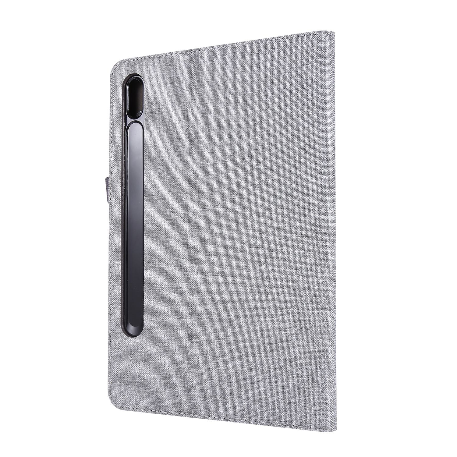 KÖNIG Samsung DESIGN für Grau Schutzcover Kunstleder, Bookcover Hülle Tablet